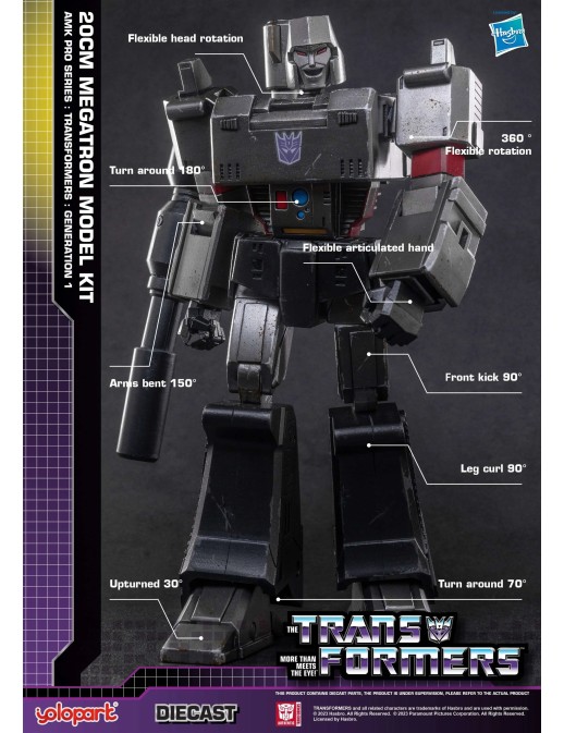 Yolopark AMK Pro Series Model Kit Transformers Generation One Megatron
