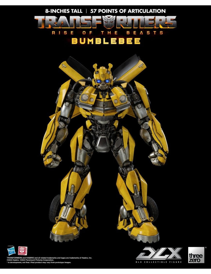 Threezero Transformers Rise of the Beasts DLX Scale Collectible Figure Series Bumblebee Threezero Transformers Rise of the Beasts DLX Scale Collectible Figure Series Bumblebee