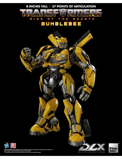 Threezero Transformers Rise of the Beasts DLX Scale Collectible Figure Series Bumblebee