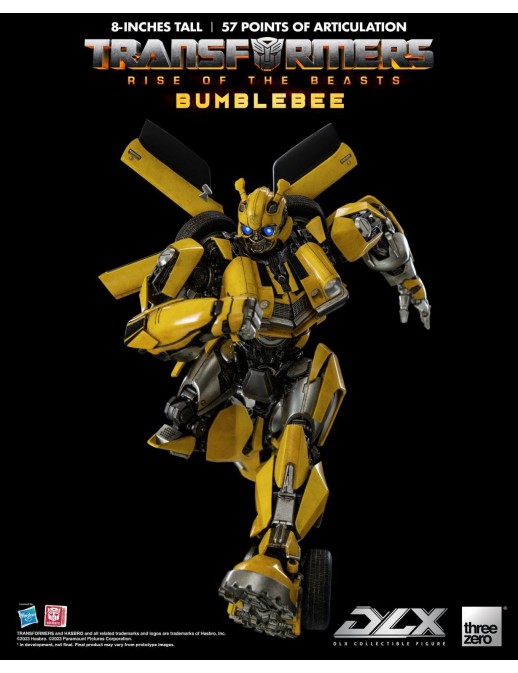 Threezero Transformers Rise of the Beasts DLX Scale Collectible Figure Series Bumblebee