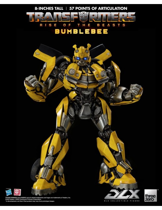 Threezero Transformers Rise of the Beasts DLX Scale Collectible Figure Series Bumblebee