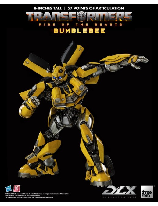 Threezero Transformers Rise of the Beasts DLX Scale Collectible Figure Series Bumblebee