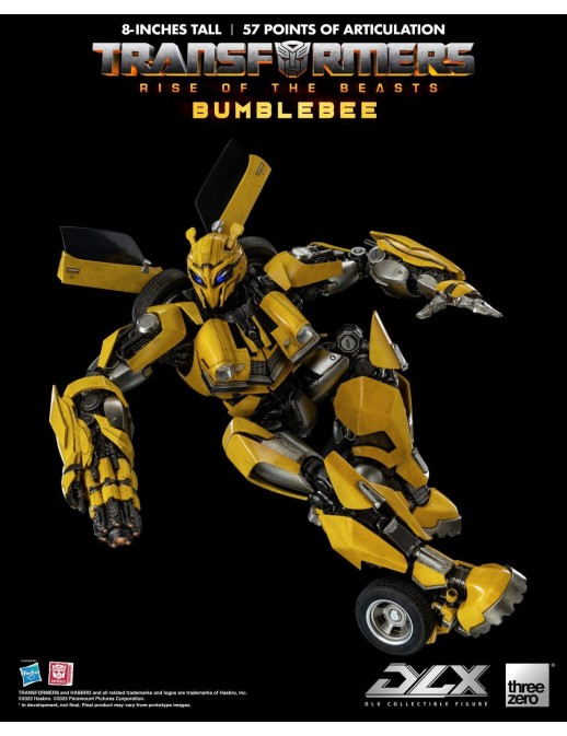 Threezero Transformers Rise of the Beasts DLX Scale Collectible Figure Series Bumblebee