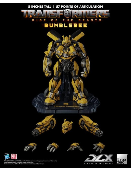 Threezero Transformers Rise of the Beasts DLX Scale Collectible Figure Series Bumblebee