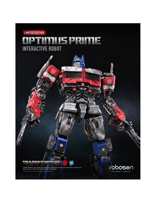Robosen The Robot Company Transformers Rise Of The Beast Interactive Robot Optimus Prime Signature Limited Edition