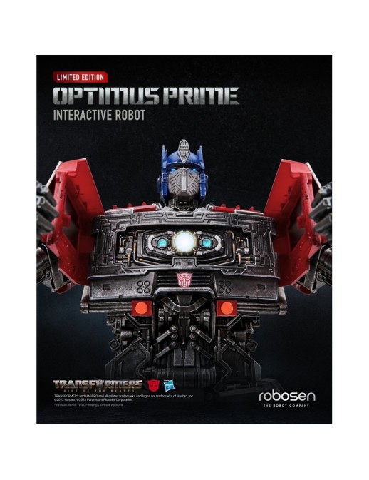 Robosen The Robot Company Transformers Rise Of The Beast Interactive Robot Optimus Prime Signature Limited Edition