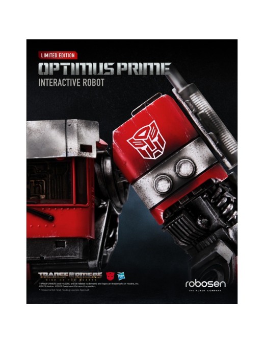 Robosen The Robot Company Transformers Rise Of The Beast Interactive Robot Optimus Prime Signature Limited Edition