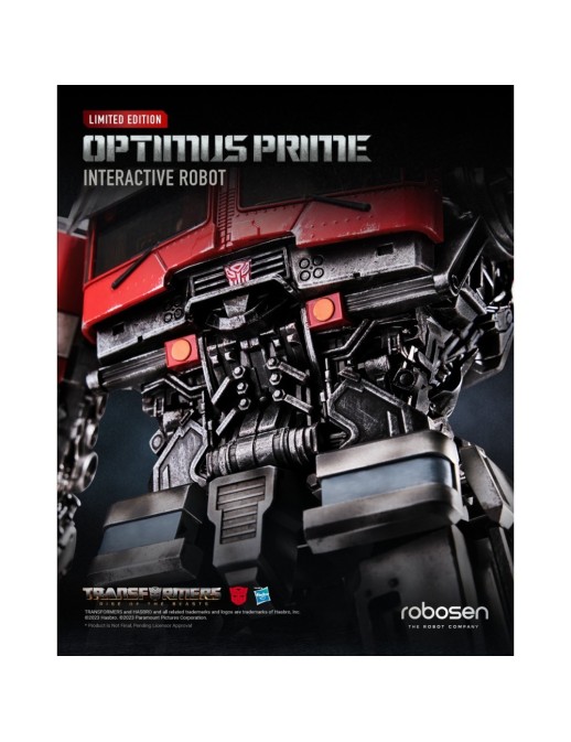 Robosen The Robot Company Transformers Rise Of The Beast Interactive Robot Optimus Prime Signature Limited Edition