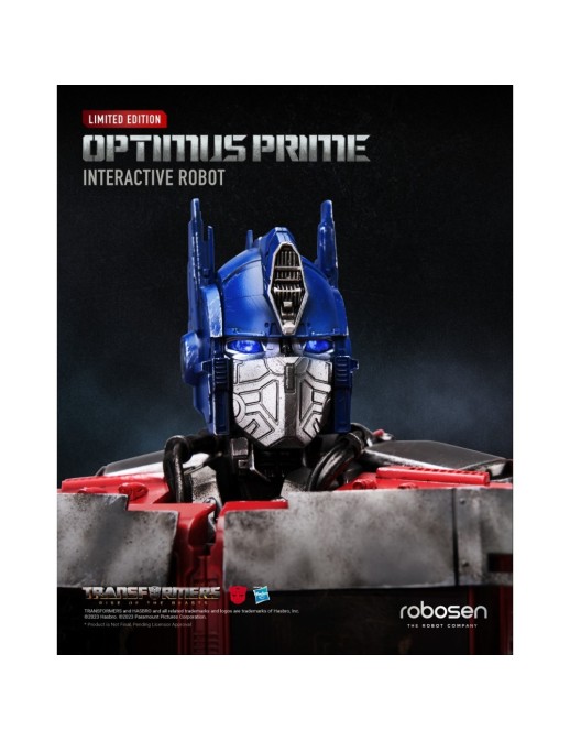 Robosen The Robot Company Transformers Rise Of The Beast Interactive Robot Optimus Prime Signature Limited Edition