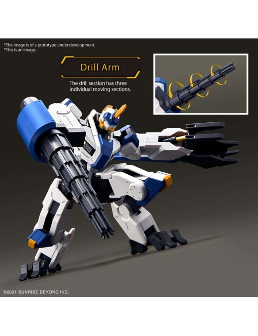 Bandai High Grade 1/72 Kyoukai Senki Mailes Kenbu Byakuchi Drill & Claw Arm