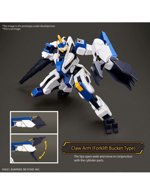 Bandai High Grade 1/72 Kyoukai Senki Mailes Kenbu Byakuchi Drill & Claw Arm