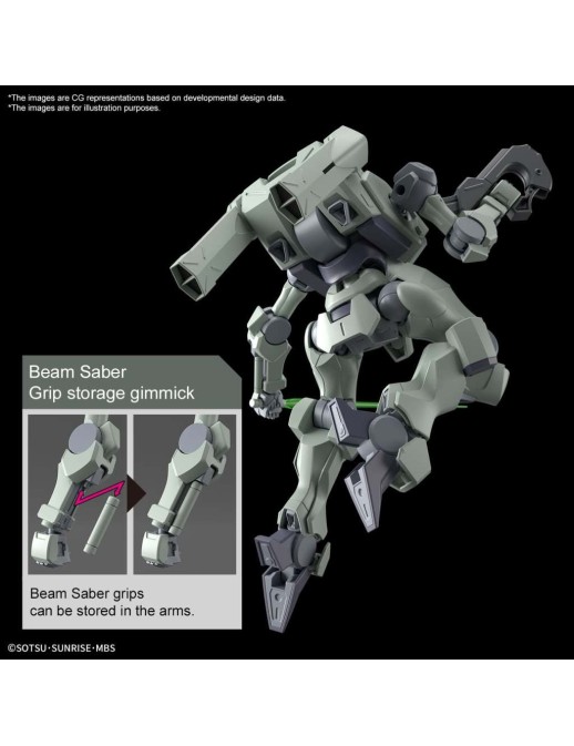 copy of Bandai High Grade HG 1/144 Mobile Suit Gundam Demi Barding