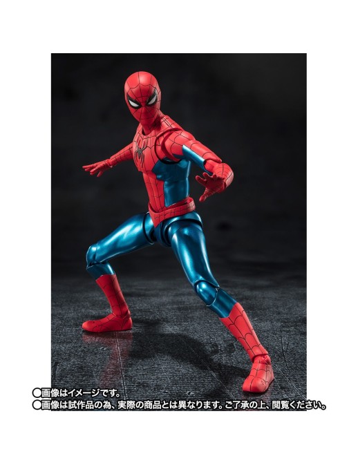 Bandai S.H. Figuarts Spider-Man No Way Home Spider-Man New Red & Blue Suit