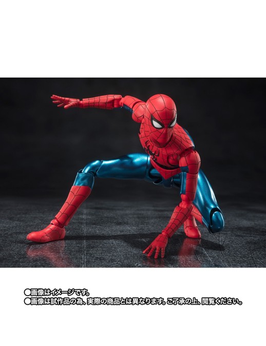 Bandai S.H. Figuarts Spider-Man No Way Home Spider-Man New Red & Blue Suit
