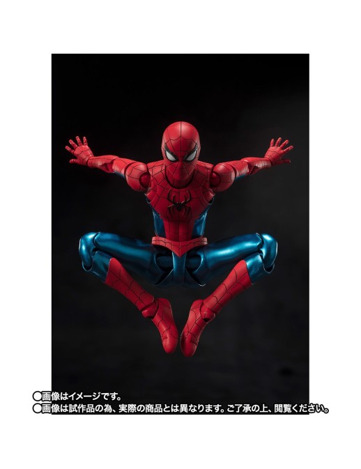 Bandai S.H. Figuarts Spider-Man No Way Home Spider-Man New Red & Blue Suit