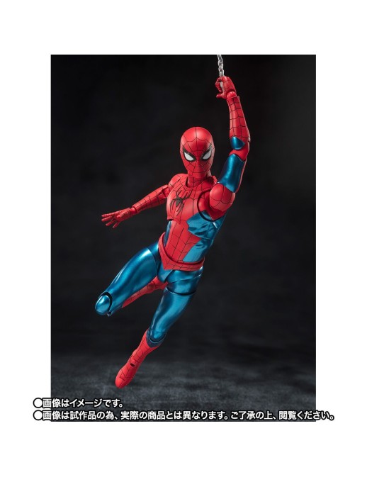 Bandai S.H. Figuarts Spider-Man No Way Home Spider-Man New Red & Blue Suit