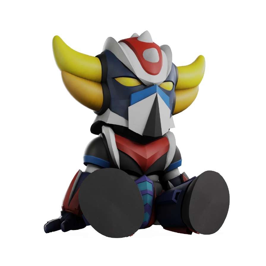 PLASTOY UFO ROBOT GRENDIZER SEATED CHIBI MONEY BANK