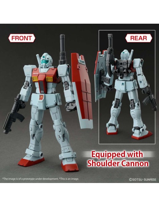 Bandai High Grade HG 1/144 Mobile Suit Gundam RGM-79 GM Shoulder Cannon / Missile Pod
