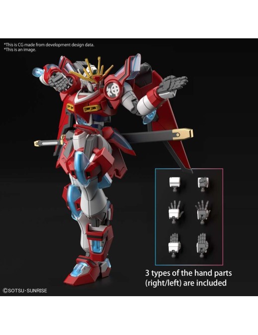 Bandai High Grade HGGBM 1/144 Mobile Suit Gundam Shin Burning