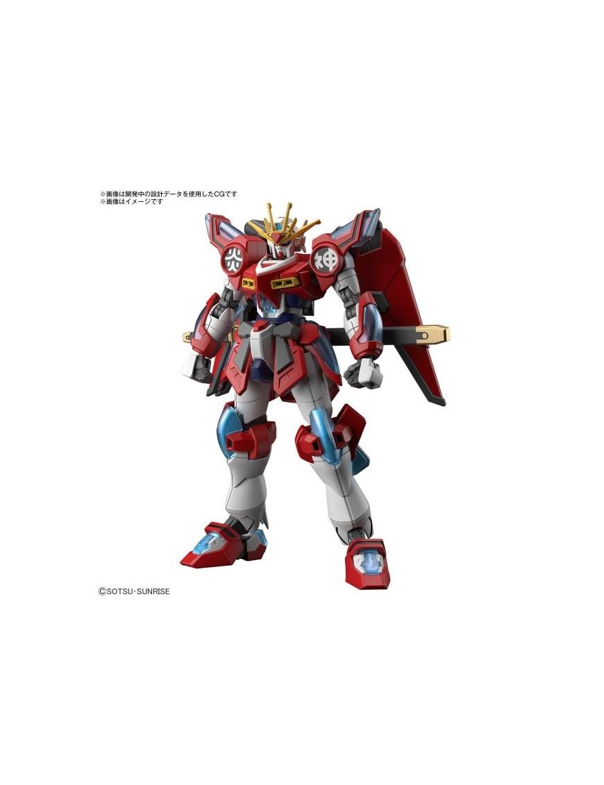 Bandai High Grade HGGBM 1/144 Mobile Suit Gundam Shin Burning Bandai High Grade HGGBM 1/144 Mobile Suit Gundam Shin Burning