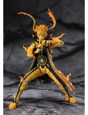 Bandai S.H. Figuarts Naruto Shippuden Naruto Uzumaki Kurama Link Mode Courageous Strength that Binds