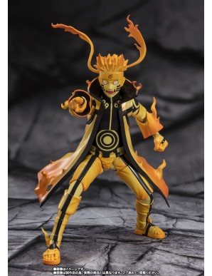 Bandai S.H. Figuarts Naruto Shippuden Naruto Uzumaki Kurama Link Mode Courageous Strength that Binds