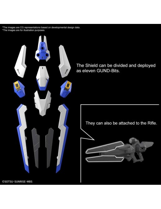 Bandai Full Mechanics 1/100 Mobile Suit Gundam The Witch from Mercury XVX-016 Gundam Aerial