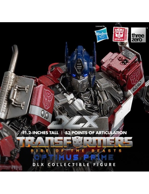 Threezero Transformers Rise of the Beasts DLX Scale Collectible Figure Series Optimus Prime