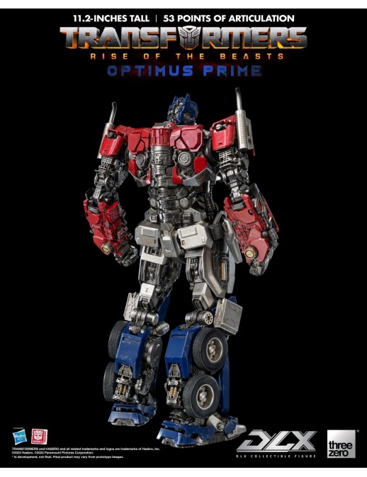 Threezero Transformers Rise of the Beasts DLX Scale Collectible Figure Series Optimus Prime