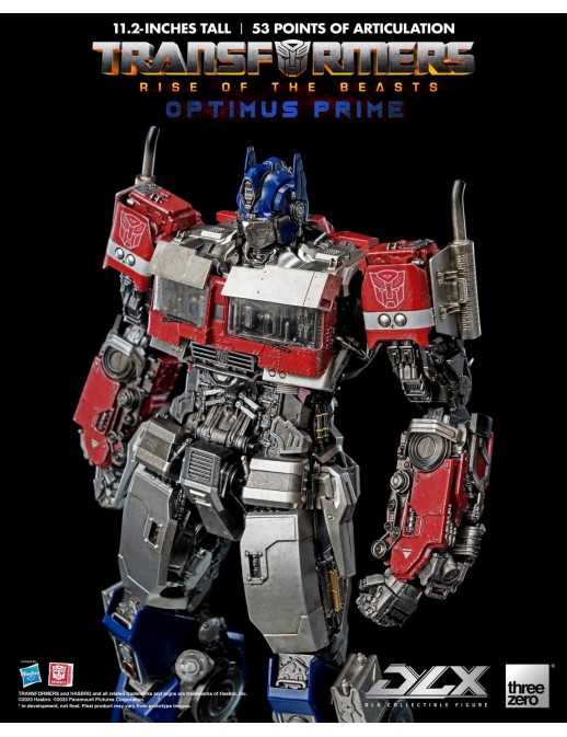 Threezero Transformers Rise of the Beasts DLX Scale Collectible Figure Series Optimus Prime