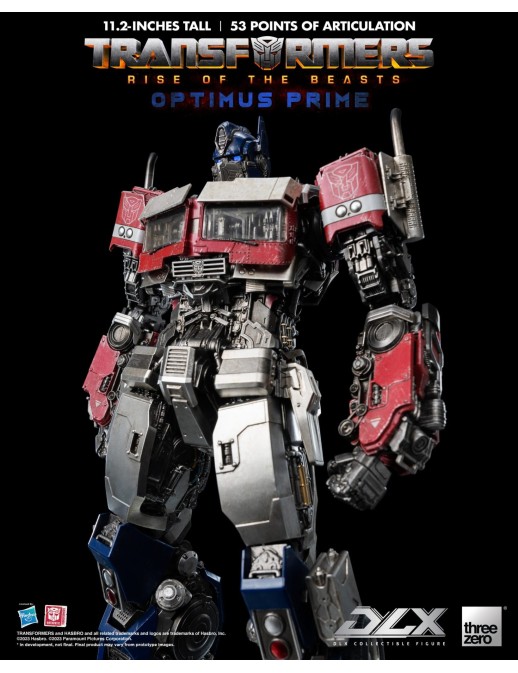 Threezero Transformers Rise of the Beasts DLX Scale Collectible Figure Series Optimus Prime
