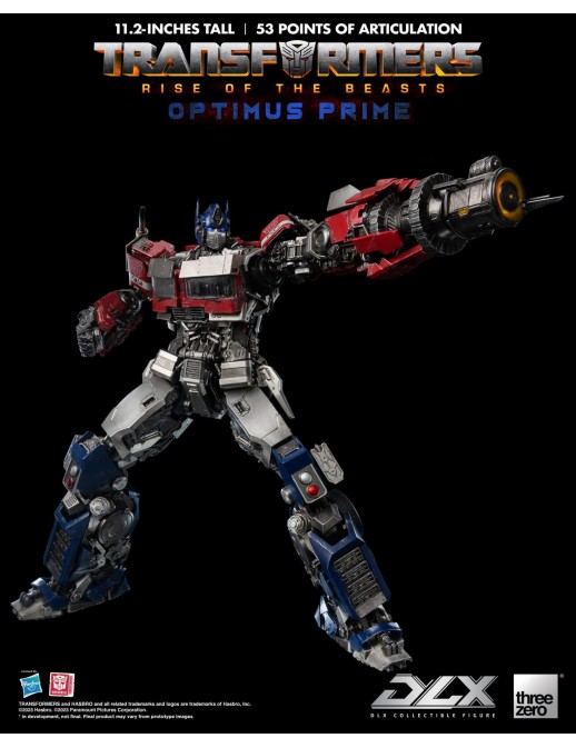 Threezero Transformers Rise of the Beasts DLX Scale Collectible Figure Series Optimus Prime