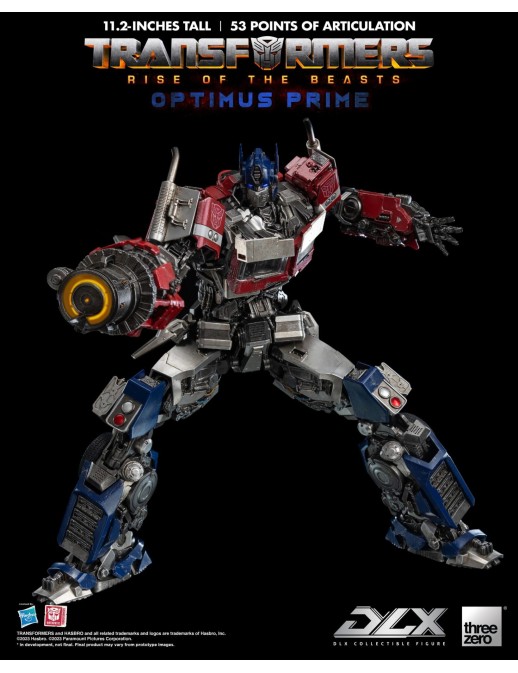 Threezero Transformers Rise of the Beasts DLX Scale Collectible Figure Series Optimus Prime
