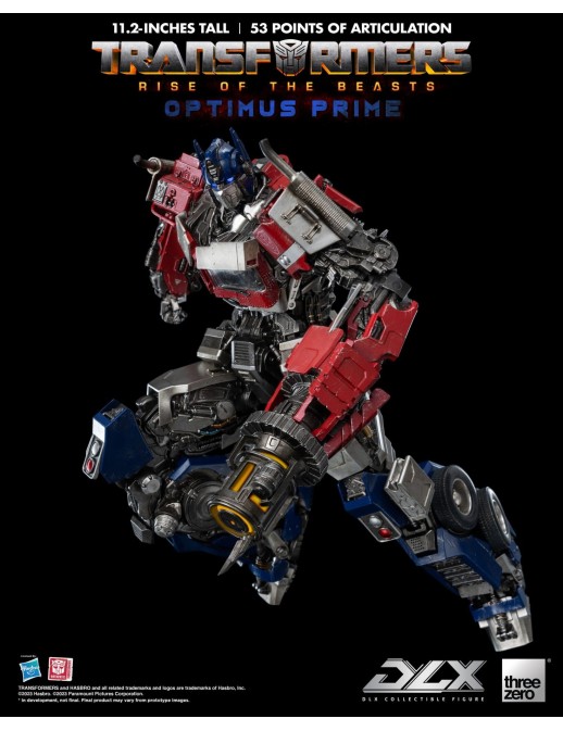 Threezero Transformers Rise of the Beasts DLX Scale Collectible Figure Series Optimus Prime