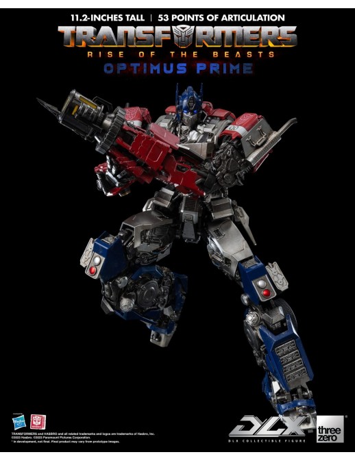 Threezero Transformers Rise of the Beasts DLX Scale Collectible Figure Series Optimus Prime