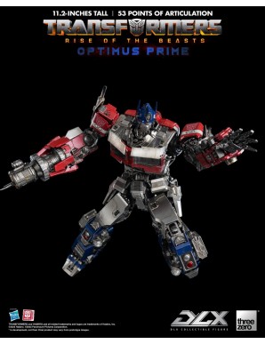 Threezero Transformers Rise of the Beasts DLX Scale Collectible Figure Series Optimus Prime