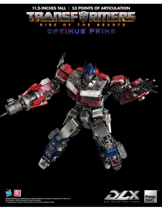 Threezero Transformers Rise of the Beasts DLX Scale Collectible Figure Series Optimus Prime