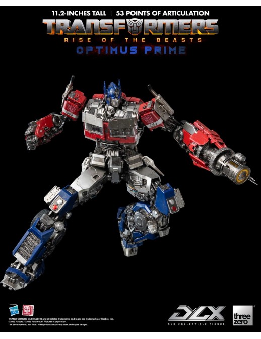 Threezero Transformers Rise of the Beasts DLX Scale Collectible Figure Series Optimus Prime