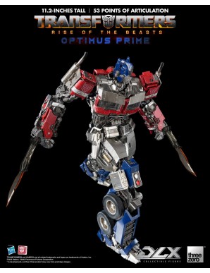 Threezero Transformers Rise of the Beasts DLX Scale Collectible Figure Series Optimus Prime