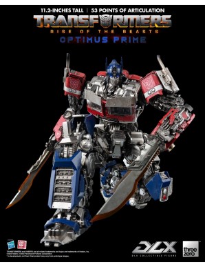 Threezero Transformers Rise of the Beasts DLX Scale Collectible Figure Series Optimus Prime
