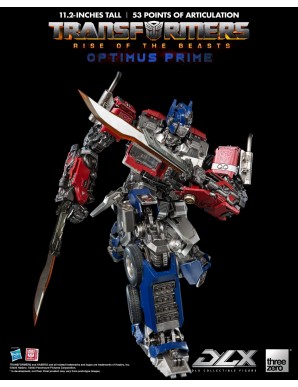 Threezero Transformers Rise of the Beasts DLX Scale Collectible Figure Series Optimus Prime