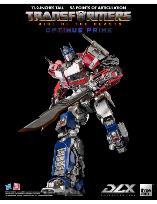Threezero Transformers Rise of the Beasts DLX Scale Collectible Figure Series Optimus Prime