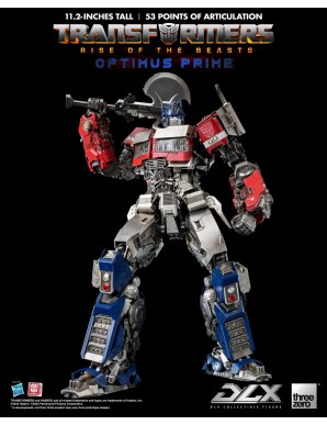 Threezero Transformers Rise of the Beasts DLX Scale Collectible Figure Series Optimus Prime