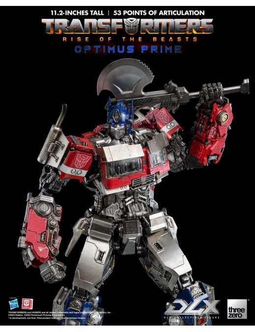 Threezero Transformers Rise of the Beasts DLX Scale Collectible Figure Series Optimus Prime