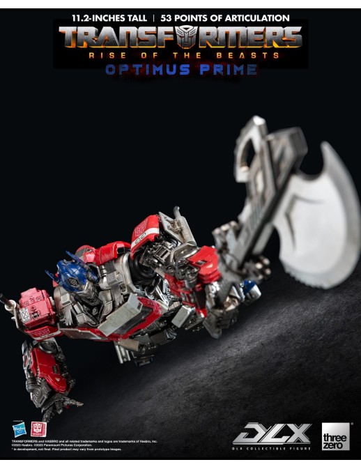 Threezero Transformers Rise of the Beasts DLX Scale Collectible Figure Series Optimus Prime