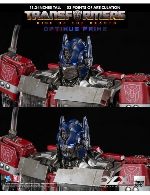 Threezero Transformers Rise of the Beasts DLX Scale Collectible Figure Series Optimus Prime
