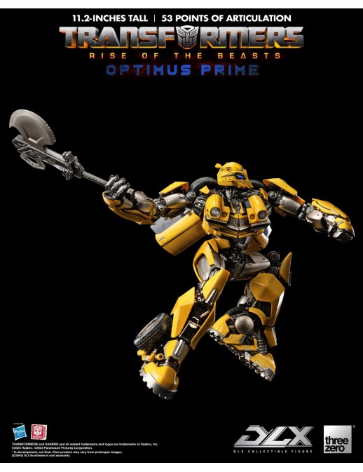 Threezero Transformers Rise of the Beasts DLX Scale Collectible Figure Series Optimus Prime