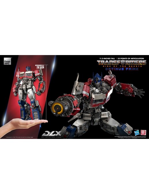 Threezero Transformers Rise of the Beasts DLX Scale Collectible Figure Series Optimus Prime