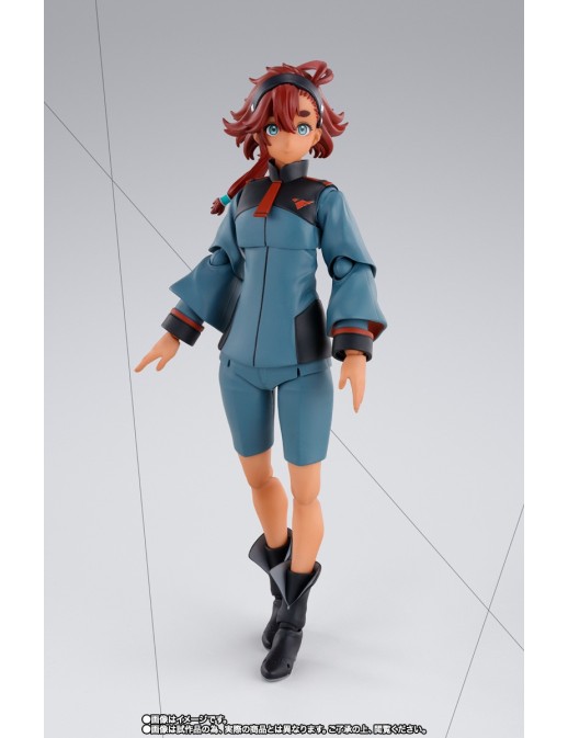 Bandai S.H. Figuarts Mobile Suit Gundam The Witch from Mercury Suletta Mercury Uniform Version & Option Set TamashiWeb Exclusive