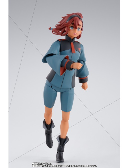 Bandai S.H. Figuarts Mobile Suit Gundam The Witch from Mercury Suletta Mercury Uniform Version & Option Set TamashiWeb Exclusive